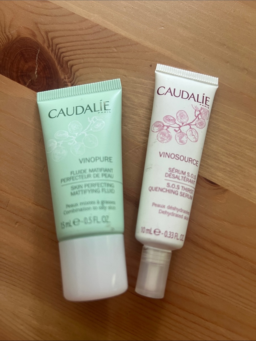 Caudalie Vinopure & Vinosource Mini Duo -